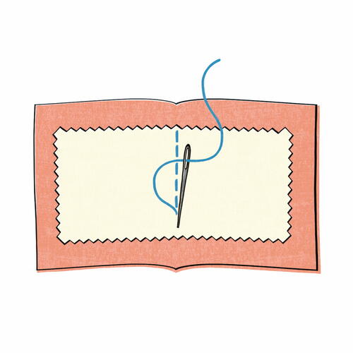 Modern Embroidery - Needle Book Step Three