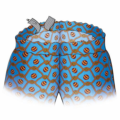African Wax Print - Lottie Culottes Step Four