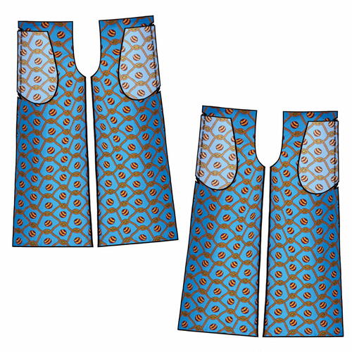African Wax Print - Lottie Culottes Step One